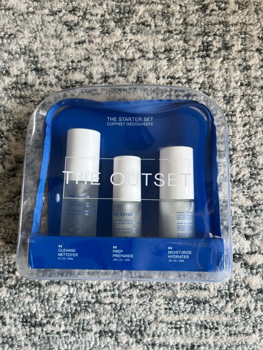 THE OUTSET Starter Set - (Cleanse, Prep, Moisturize)